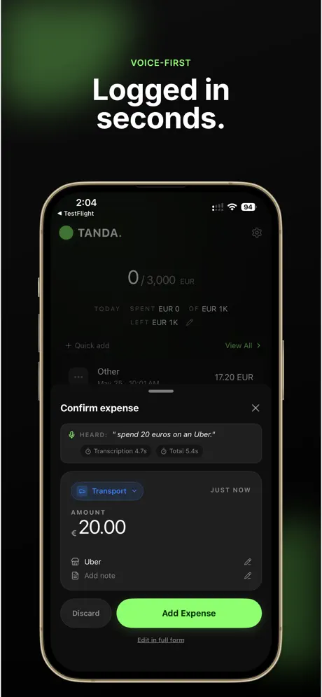 Tanda screenshot 2