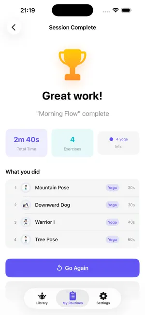 YogaLaties screenshot 3