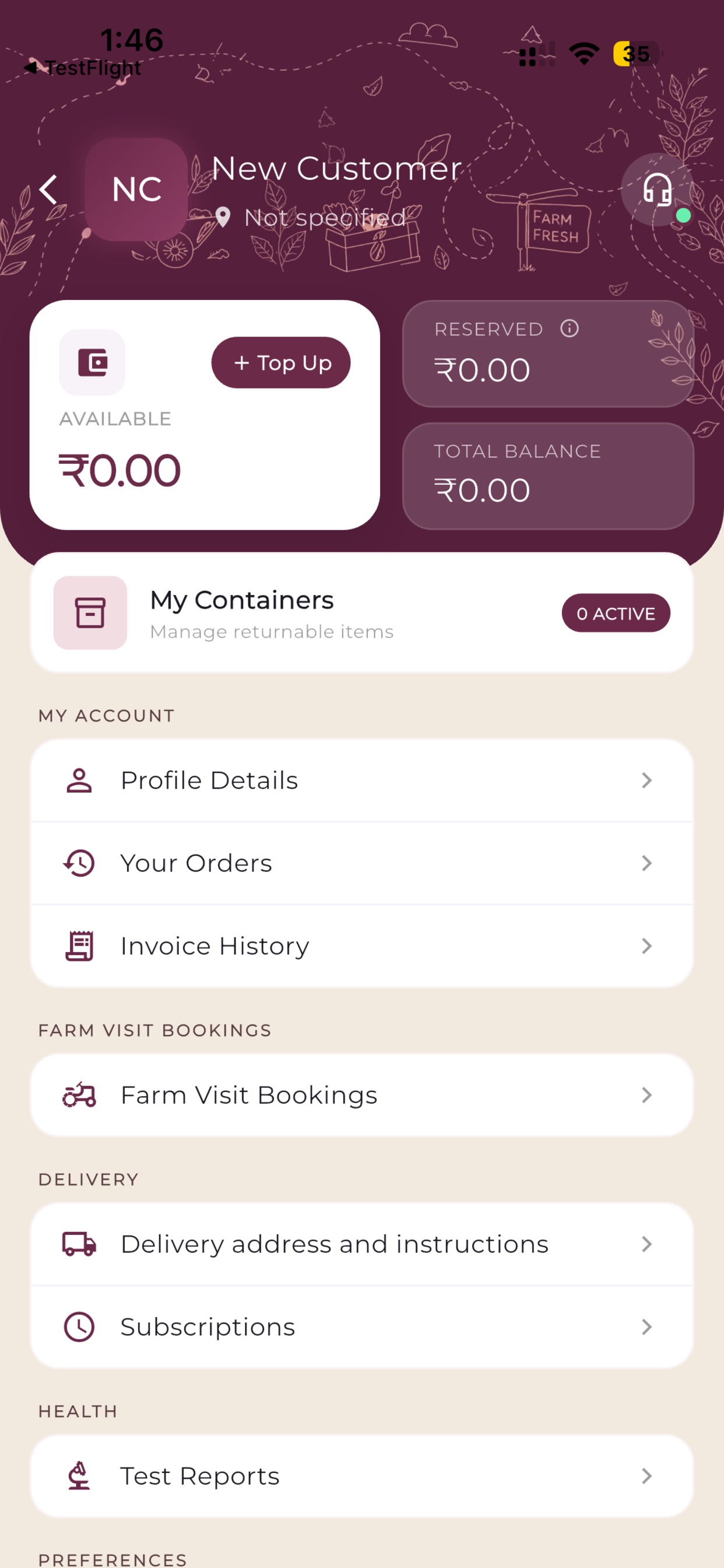 Screenshot 4 of BIBI ORGANICS CUSTOMER APP