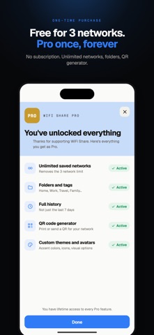WiFi Share: Password & QR Code Screenshot 7 of 7