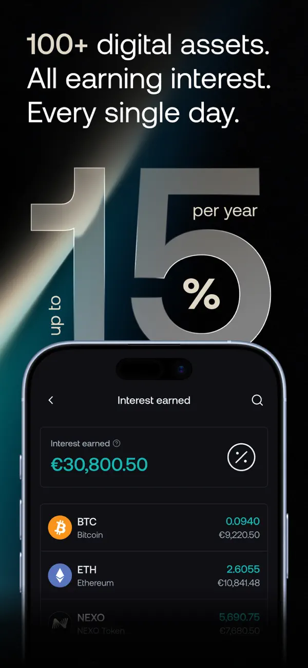 Screenshot #3 pour Nexo: Buy Bitcoin & Crypto