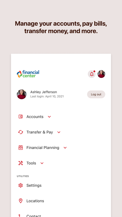 Financial Center First CU iPhone screenshot 3 - Finance app