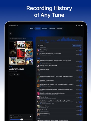 Sessionography iPad screenshot