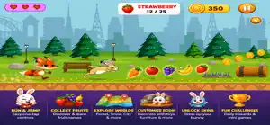 Bunny Runner: Fruit Adventure screenshot 1