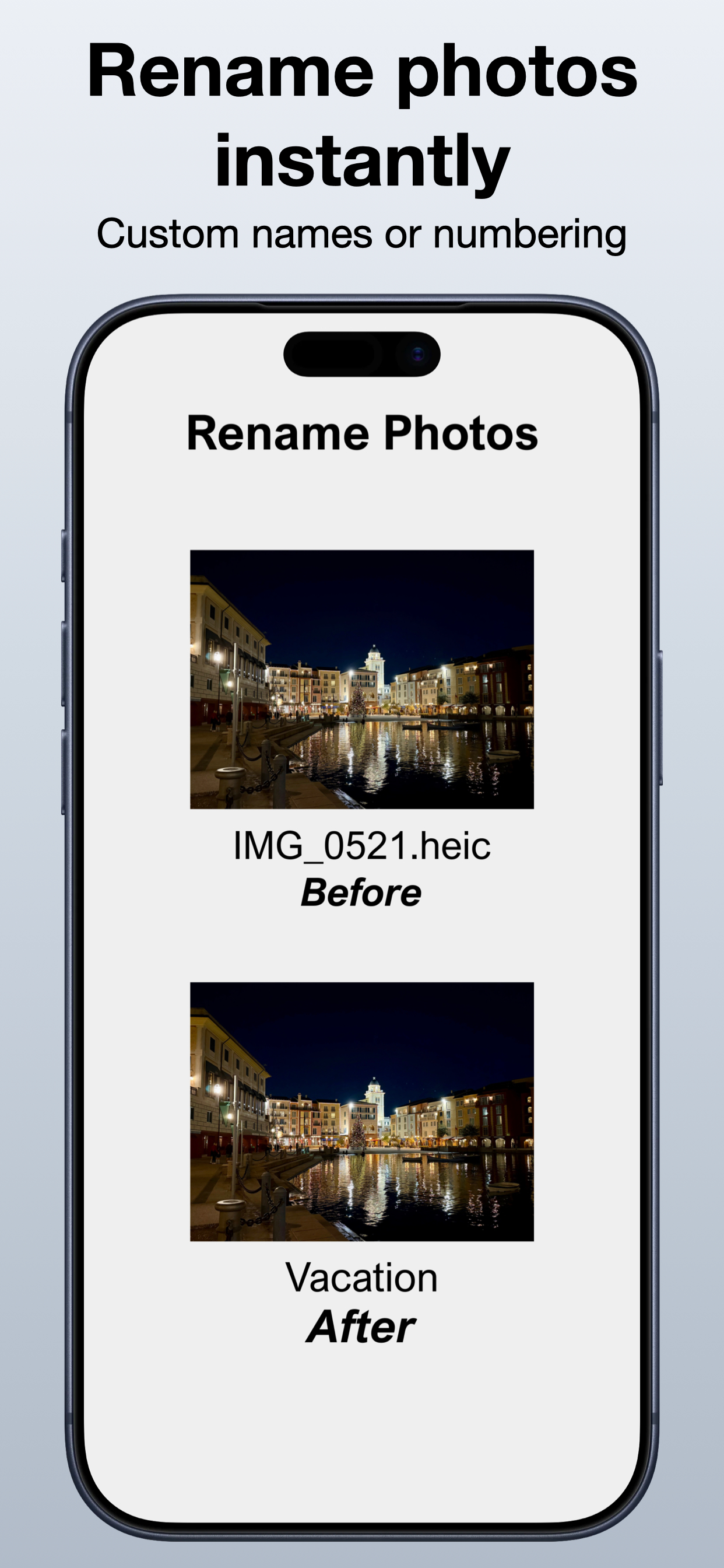 Rename Photos