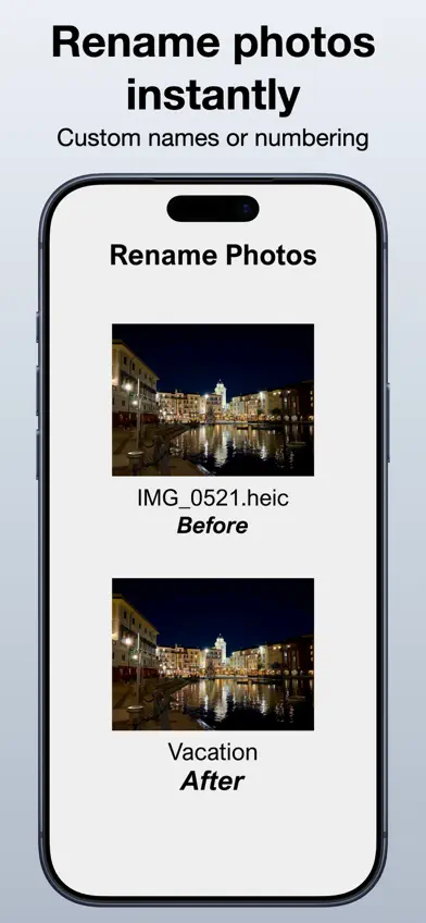 Rename Photos screenshot 1