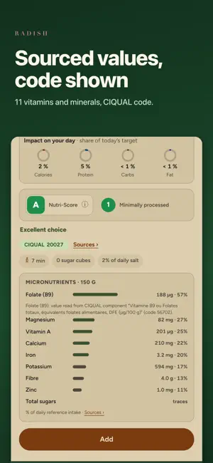 Radish: Calorie Tracker screenshot 2