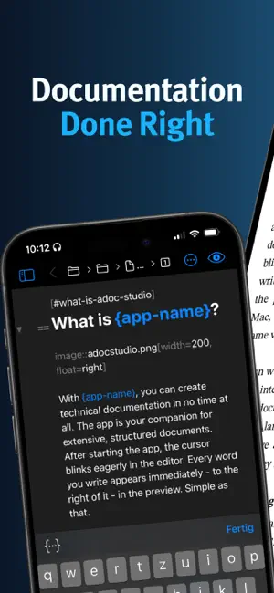 adoc Studio - Writing App screenshot 1