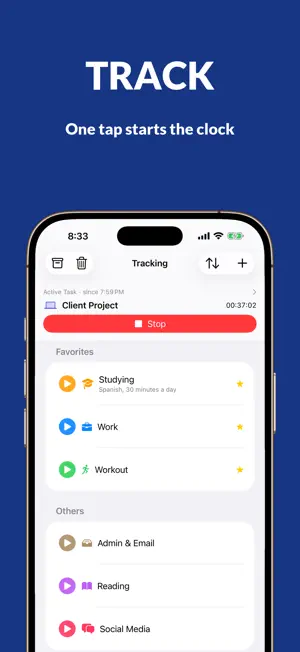 SimpleTime – Time Tracker screenshot 1
