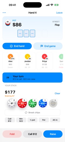 Stack Poker. Screenshot 3 of 4