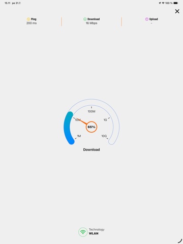 CMC Speed Test iPad screenshot 2