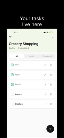 Clearlist - todo app Screenshot 2 of 4