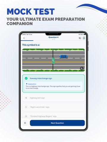 Tennessee DMV Driver Test Prep iPad screenshot