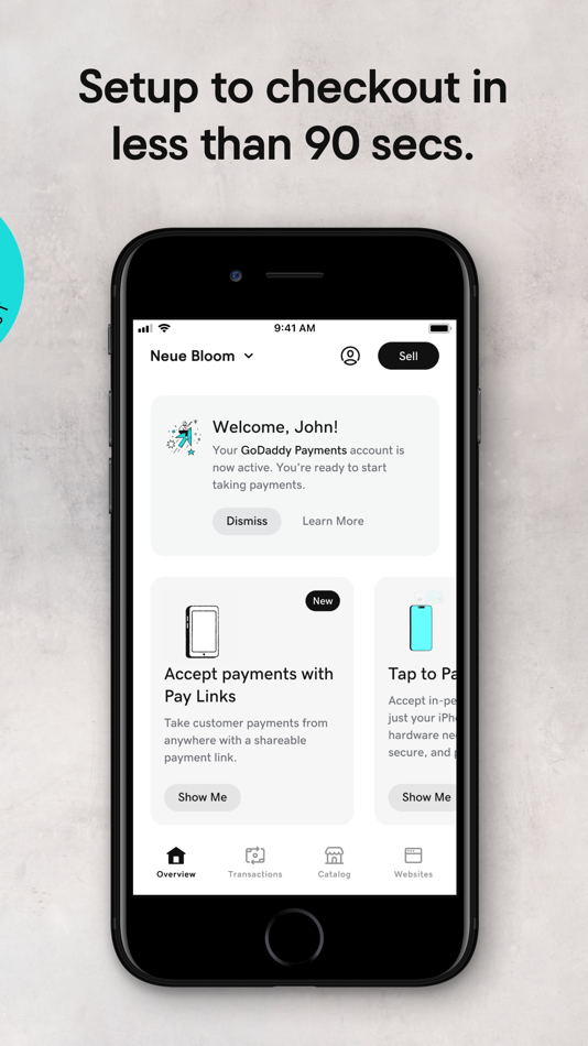 #2. GoDaddy: POS & Tap to Pay (iOS) 由: GoDaddy Mobile LLC