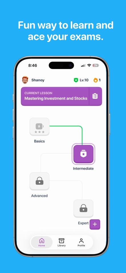 Recallie AI: Flashcards & Quiz screenshot 1