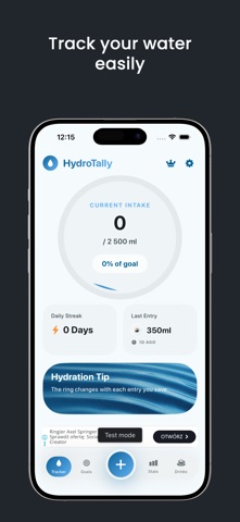 HydroTally: 喝水记录 screenshot
