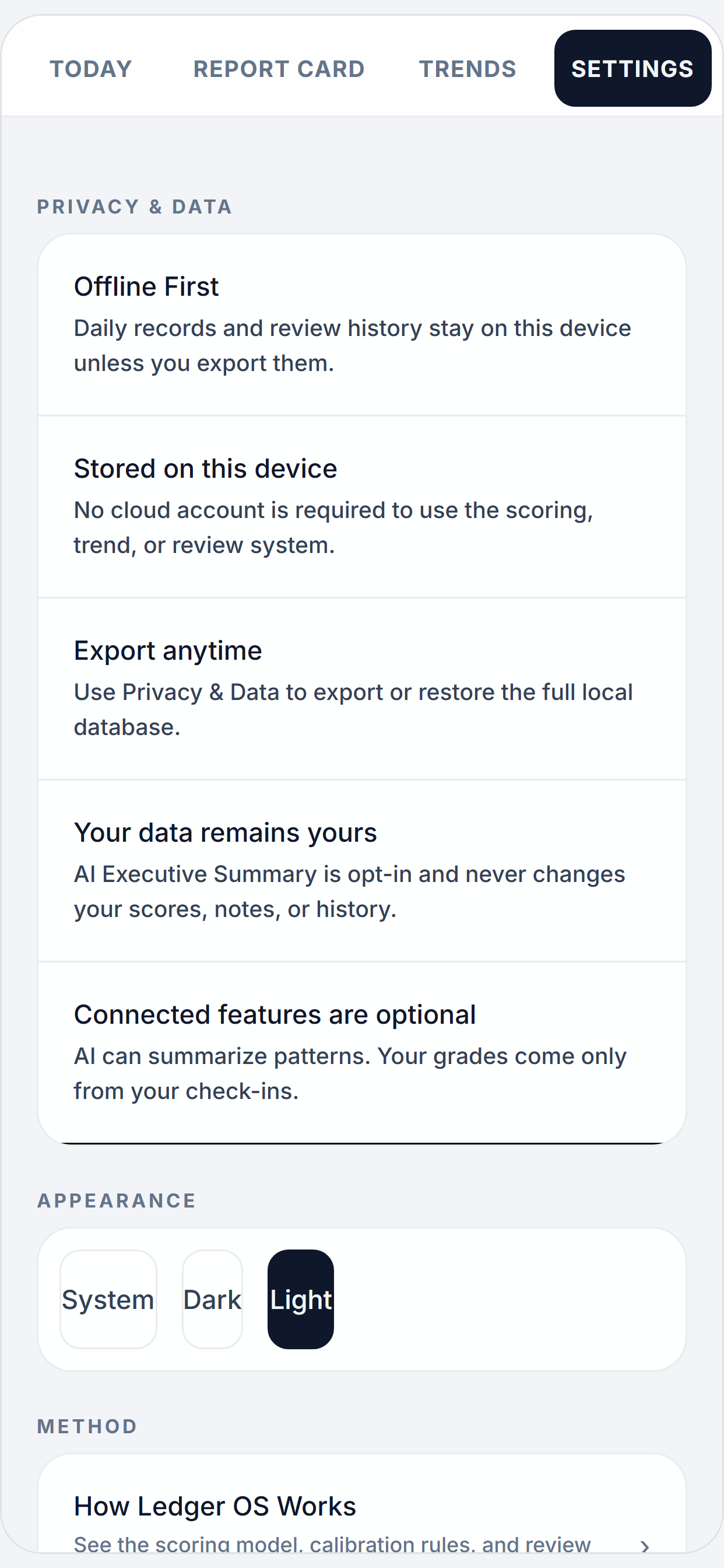Ledger OS