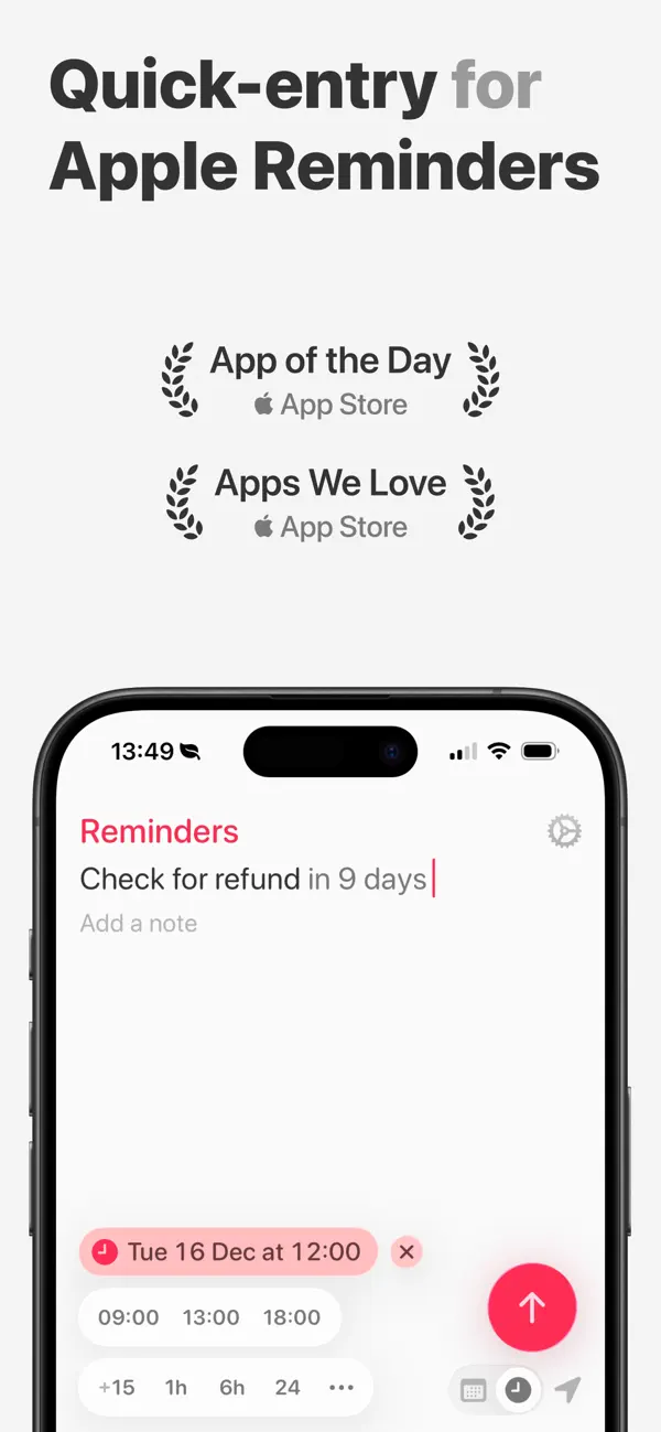 #1. Remind Me Faster (iOS) โดย: Nick Leith