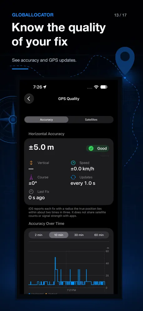 Global Locator on iPhone — screenshot 8