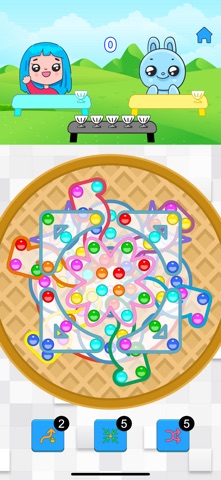 Triple Scoop: Ice Cream Puzzle iPhone screenshot