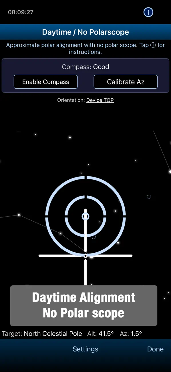 Screenshot #2 pour Polar Scope Align Pro Watch