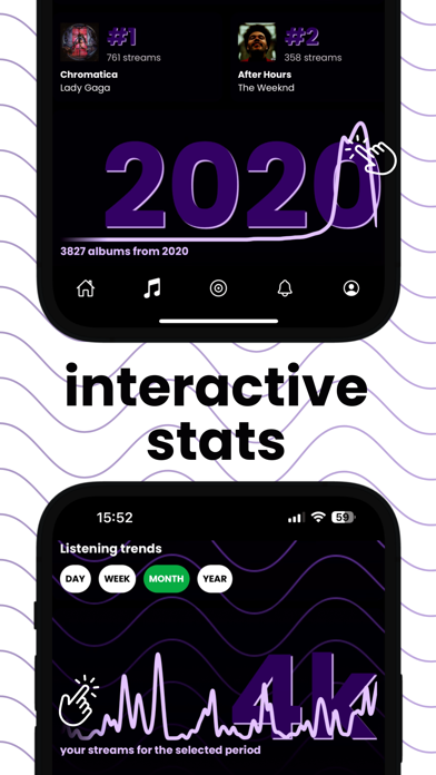 musicat: Music Stats & Social Screenshot