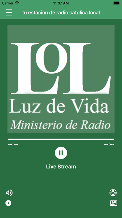 Radio Luz de Vida app screenshot