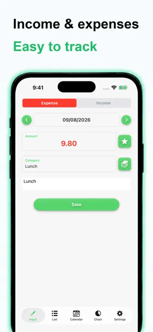 Pocket Money Daily Expense Log screenshot 2