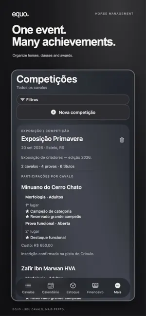 Equo: Horse Management screenshot 4