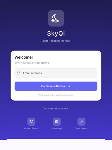 SkyQI - Light Pollution iPad screenshot
