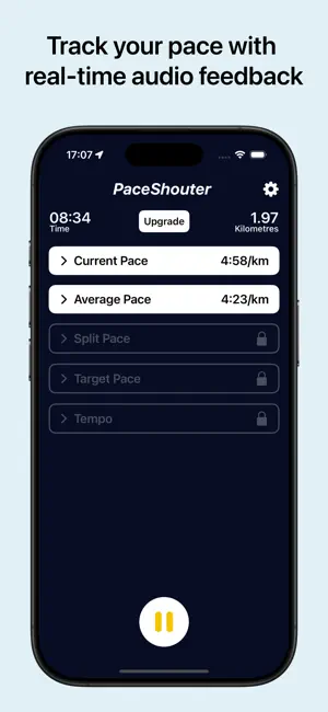 PaceShouter screenshot 1