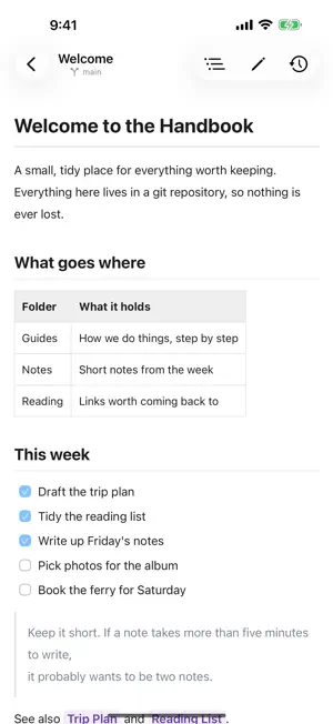 git.md — Markdown Editor screenshot 2