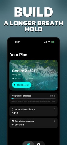 Freediving Breath Trainer screenshot