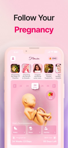 Period Tracker－Pregnancy・Femin screenshot