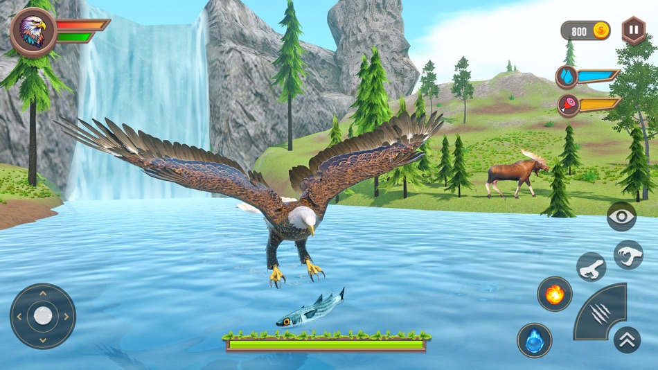 #1. Real Eagle Simulator Bird Game (iOS) Bởi: Imran Sohail
