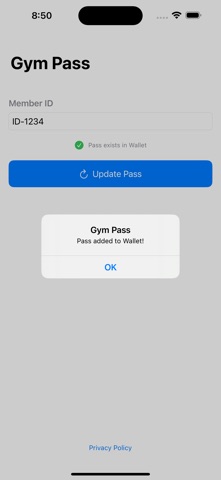 GymCard Screenshot 1 of 3