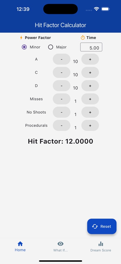 Hit Factor Calculator - App de Deportes | MWM