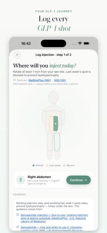 GLP DoseTrack: Shot & Weight Screenshot 1 of 6