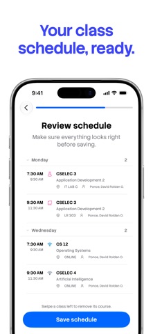 MySched: Class Schedule iPhone screenshot 4