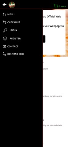 Yummy Pizza Kebab Gosport iPhone screenshot