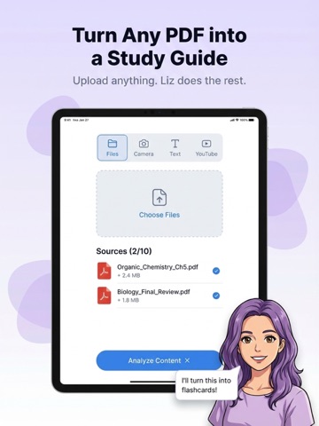 StudyLiz: Study Guide Maker iPad screenshot
