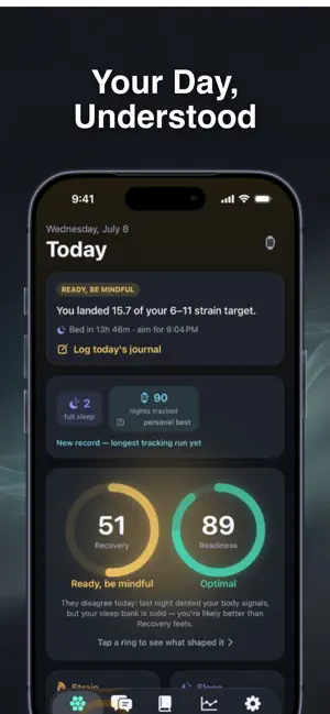 NoBand: Recovery & Readiness screenshot 1