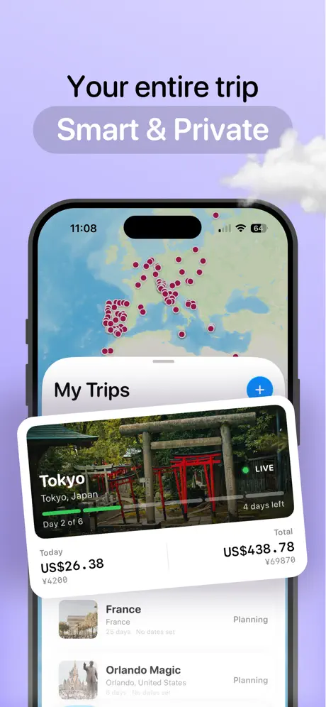 Trovelo: Private Trip Planner 旅行规划助手应用截图