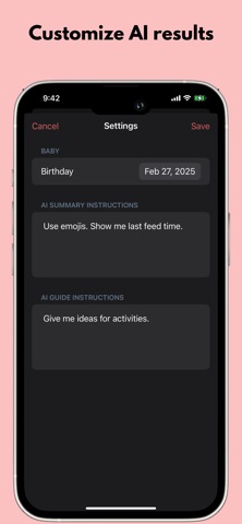 Mirababy - #1 AI Baby Tracker screenshot