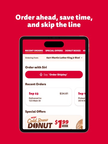 Shipley Do-Nuts Rewards iPad screenshot