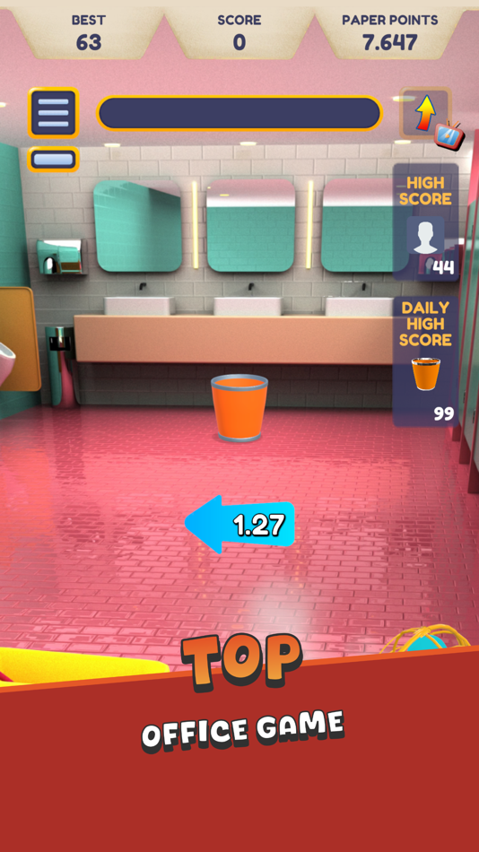 #3. Paper Toss + (iOS) 게시자: Zurabi SADGOBELASHVILI