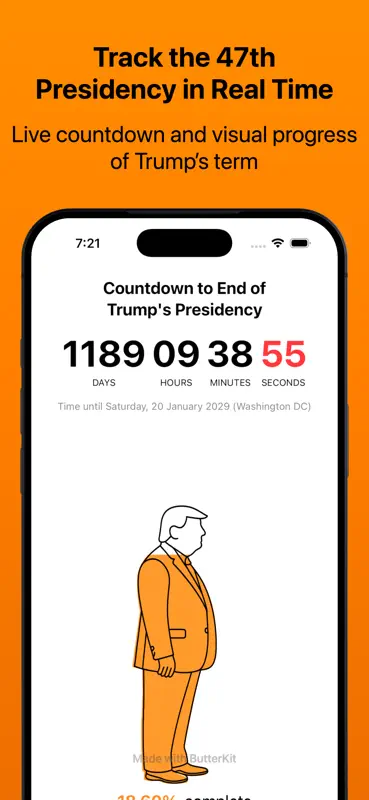 Trump Progressbar: TimeTracker screenshot 1 of 5