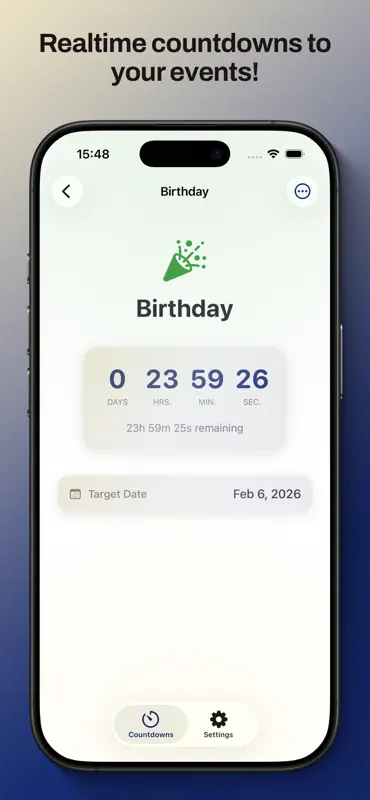 Countdowner: Event Countdown screenshot 2 of 5