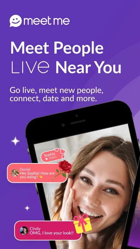 MeetMe: Go Live & Meet People screenshot 1 of 6