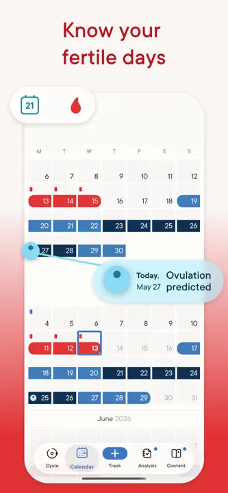 Clue Period & Cycle Tracker : capture d’écran 5 sur 9